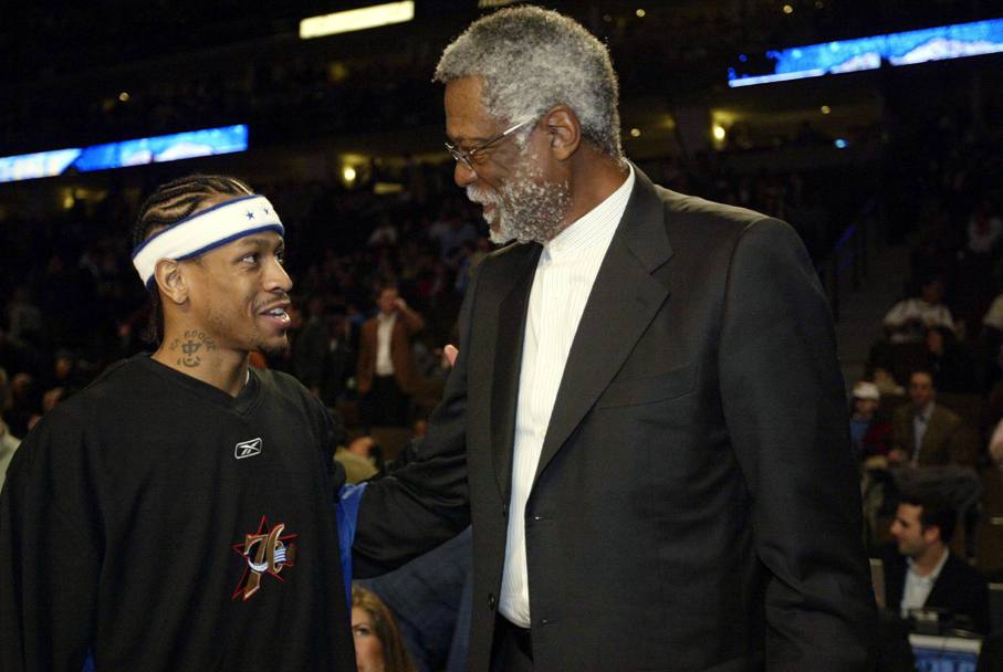 Con Bill Russell, 2005 (Nba/Getty Images)